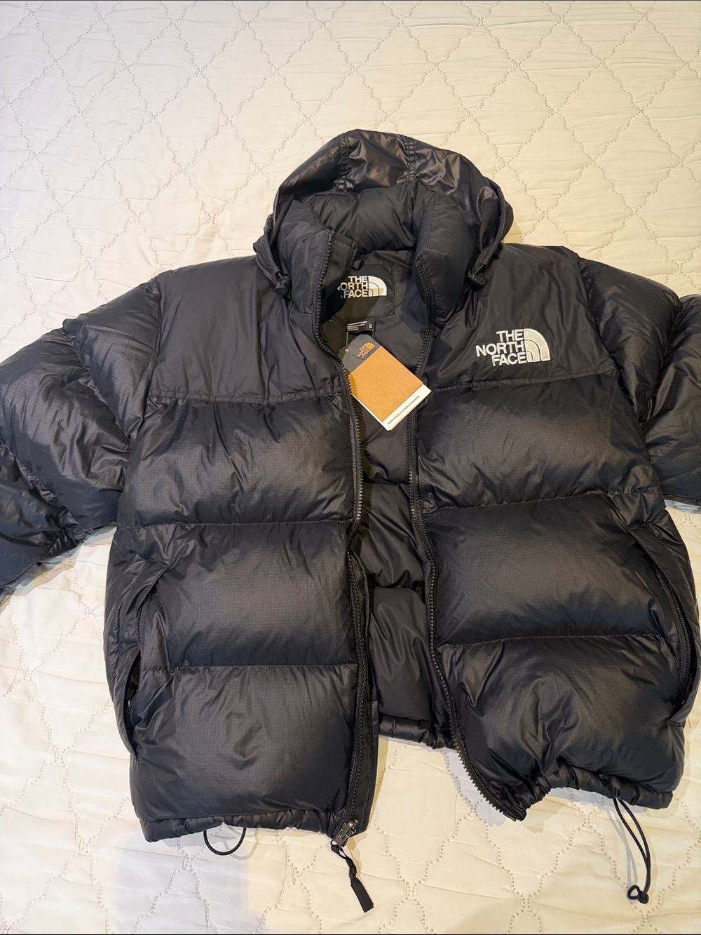 The North Face Black Puffer Jacket with Hood